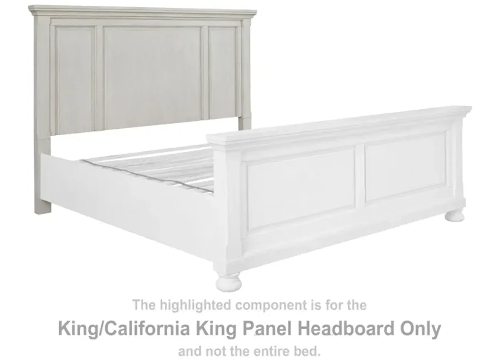 Ashley Robbinsdale Panel Antique White California King/King Headboard