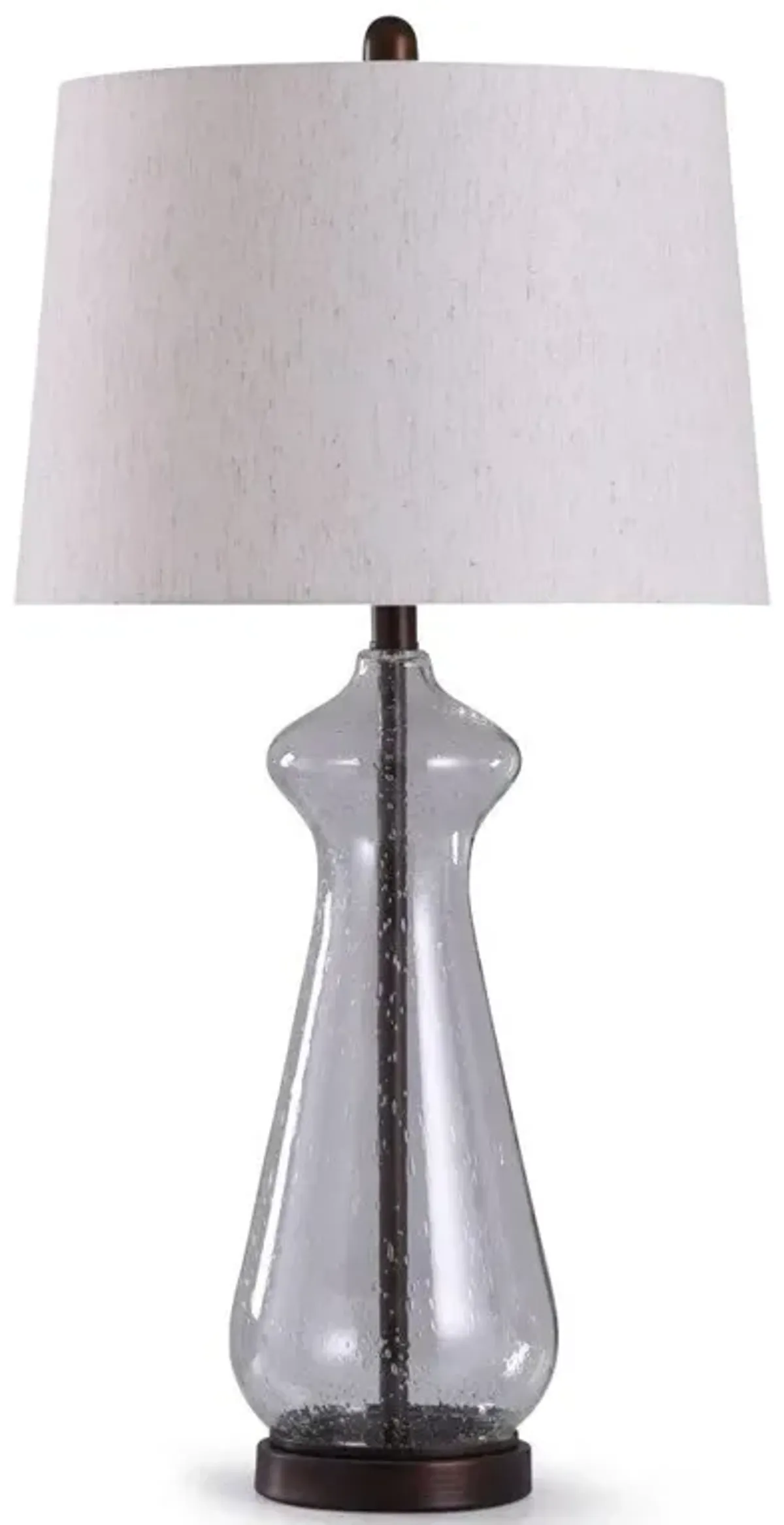 Style Craft Clear Glass Table Lamp