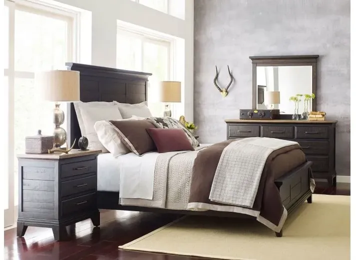 JESSUP PANEL BED QUEEN HEADBOARD ONLY PLANK ROAD