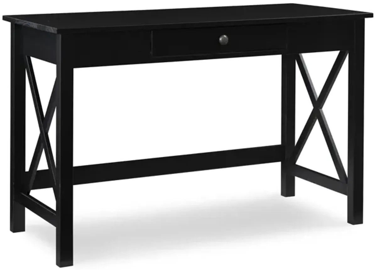 Linon Davis Laptop Desk Black