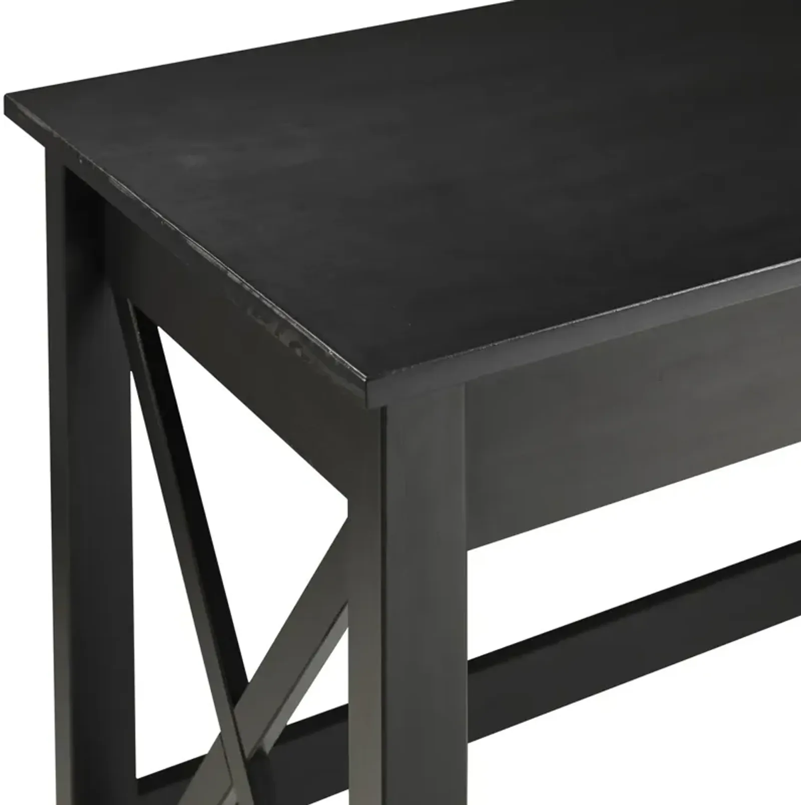 Linon Davis Laptop Desk Black