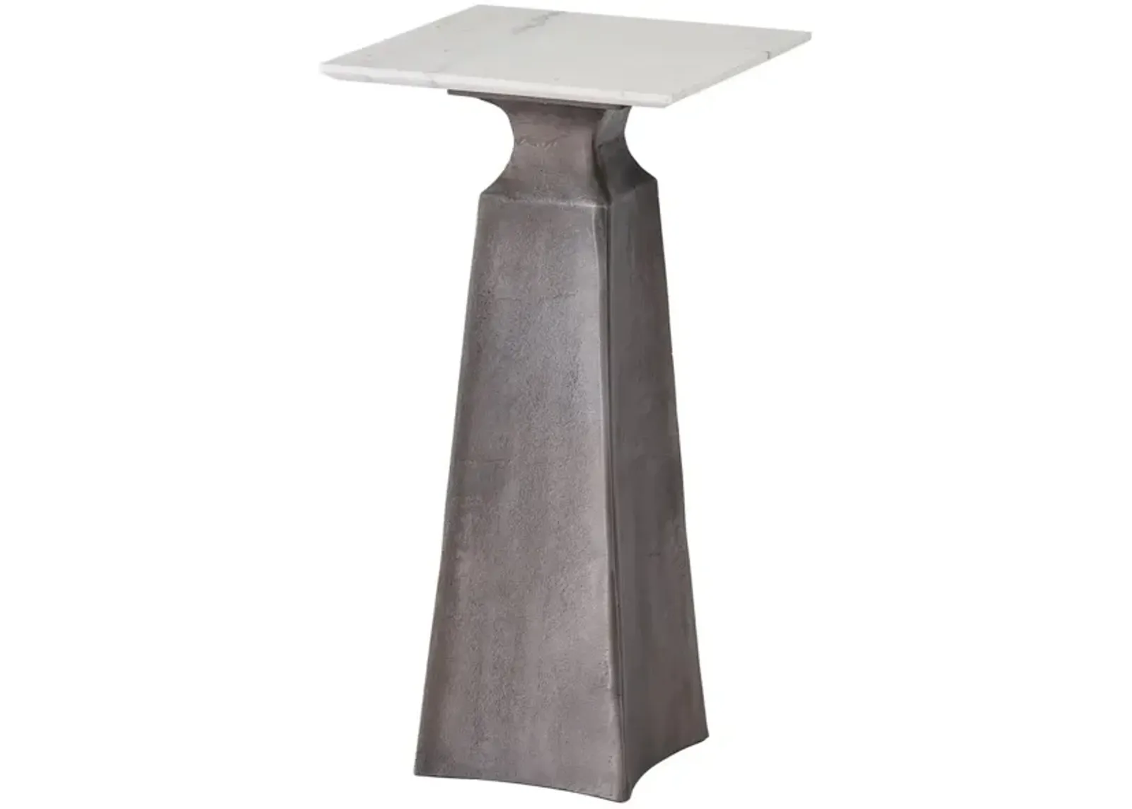 Universal Curated Figuration Dark Gray/White Side Table