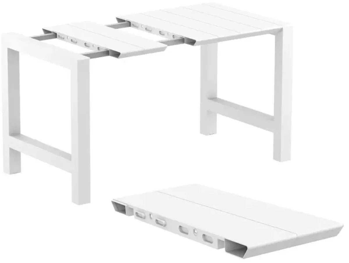 Compamia Vegas Bar Side Table in White