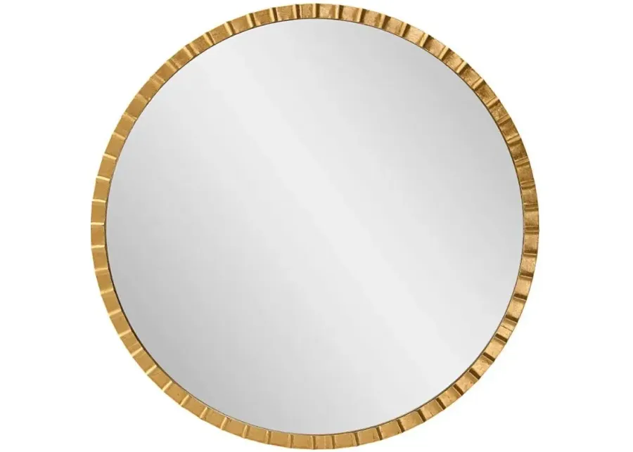 DANDRIDGE GOLD ROUND MIRROR