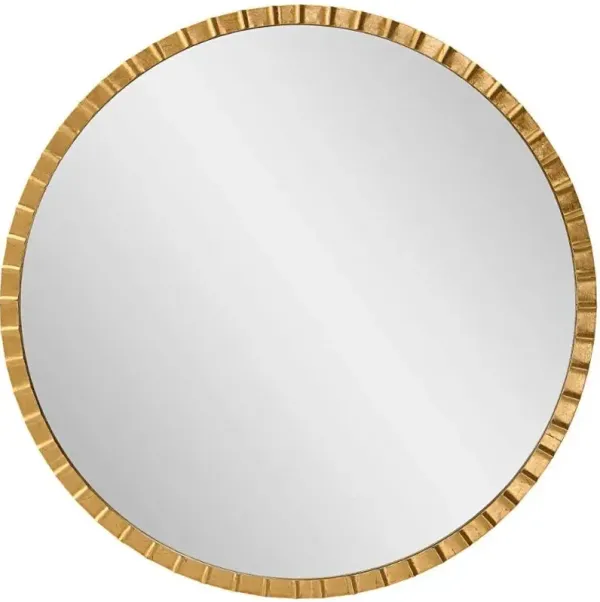 Uttermost Dandridge Gold Round Mirror