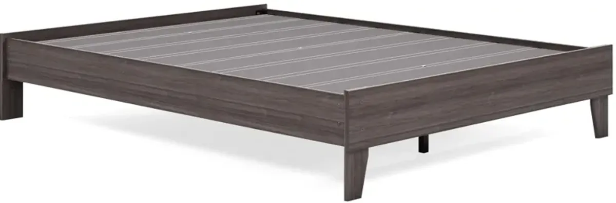 Ashley Brymont Queen Dark Gray Platform Bed