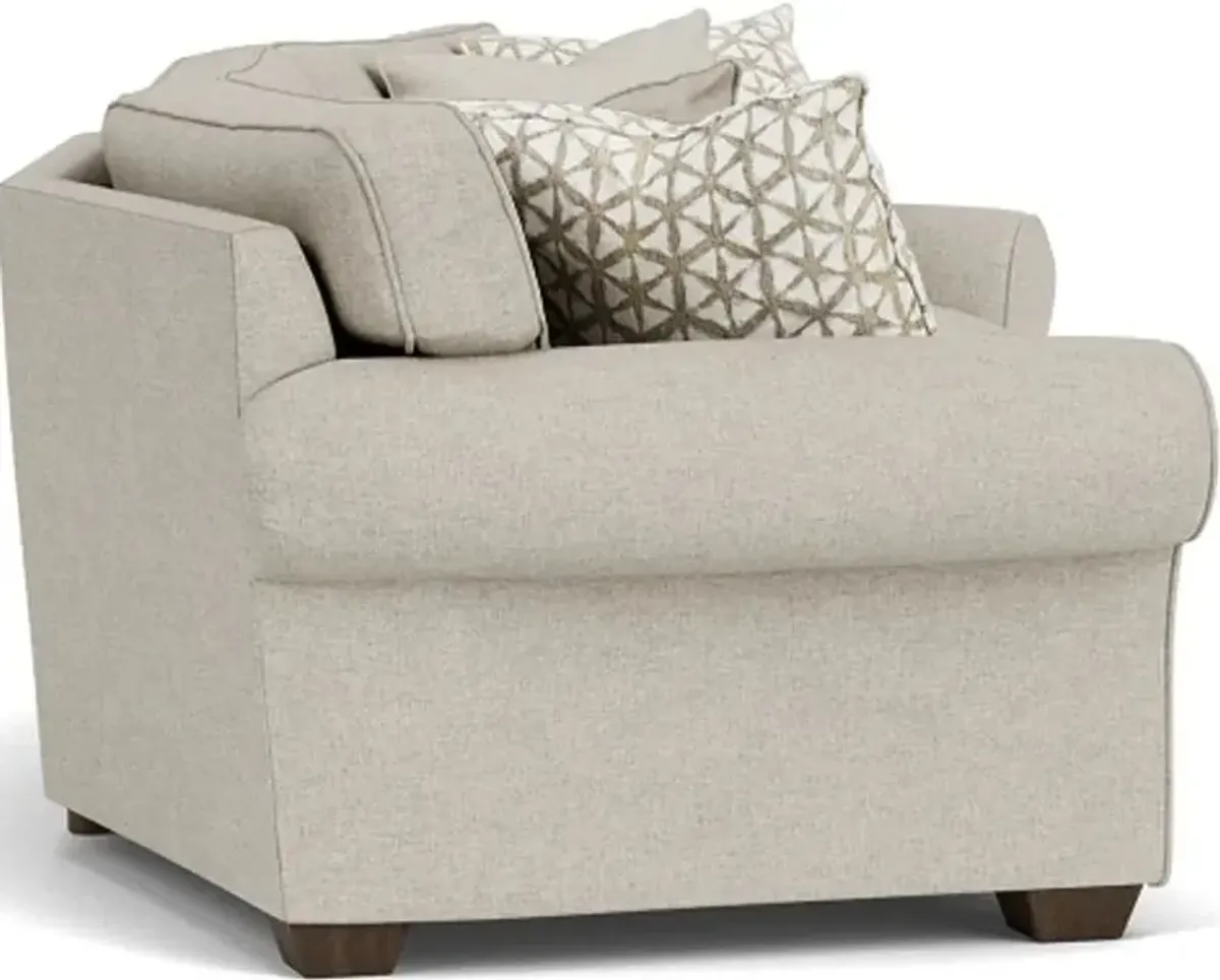 Flexsteel Vail Silver Driftwood Conversation Sofa