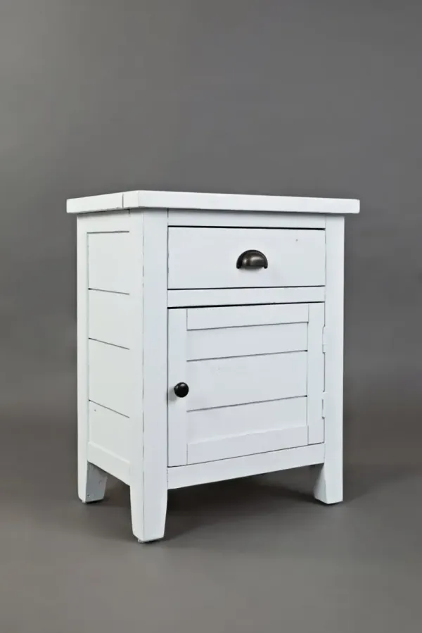 Jofran Artisan's Craft Accent Table Weathered White