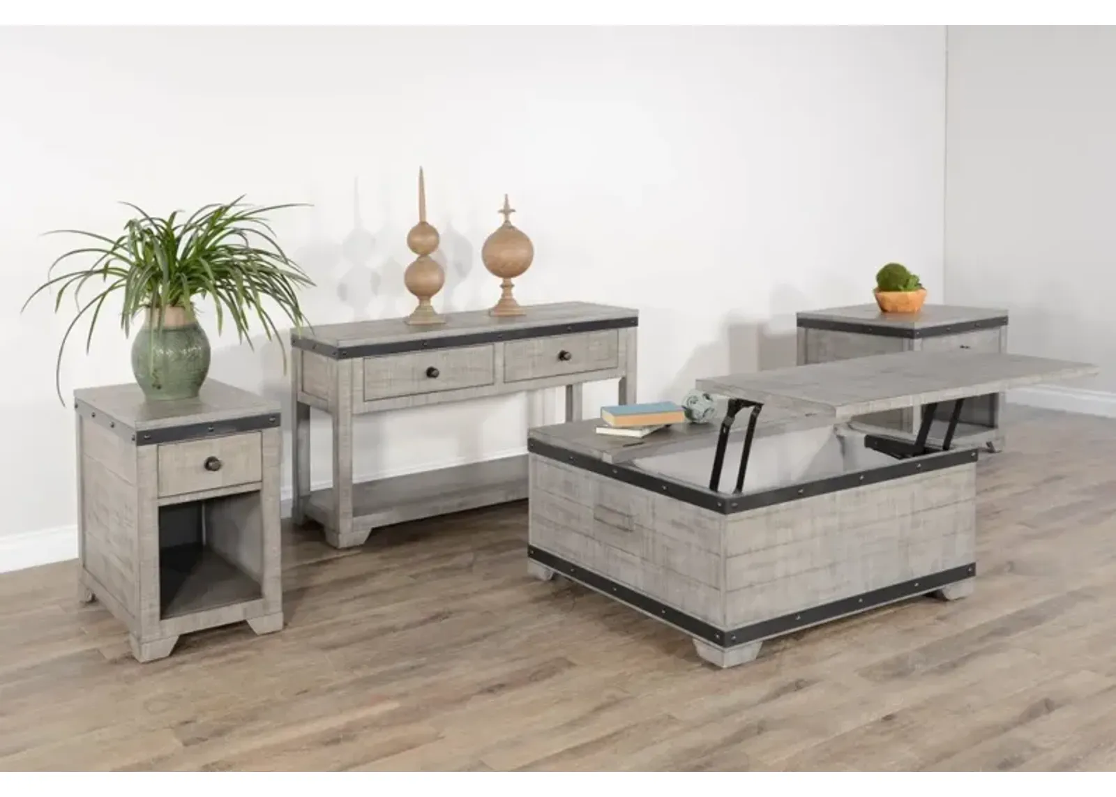 Sunny Designs Alpine Grey Sofa Table