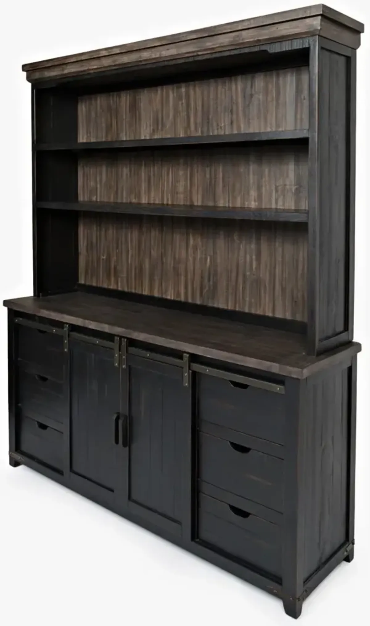 Jofran Madison County Server Hutch Vintage Black