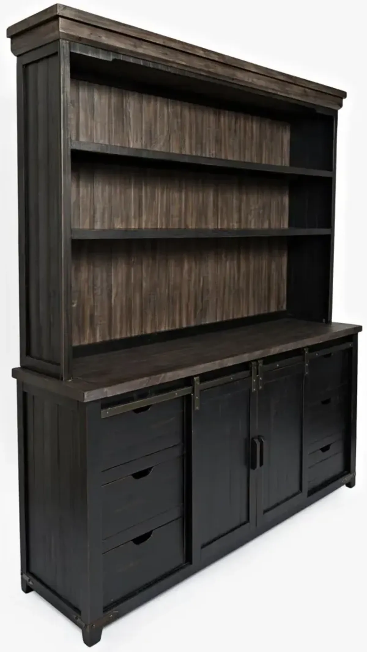 Jofran Madison County Server Hutch Vintage Black