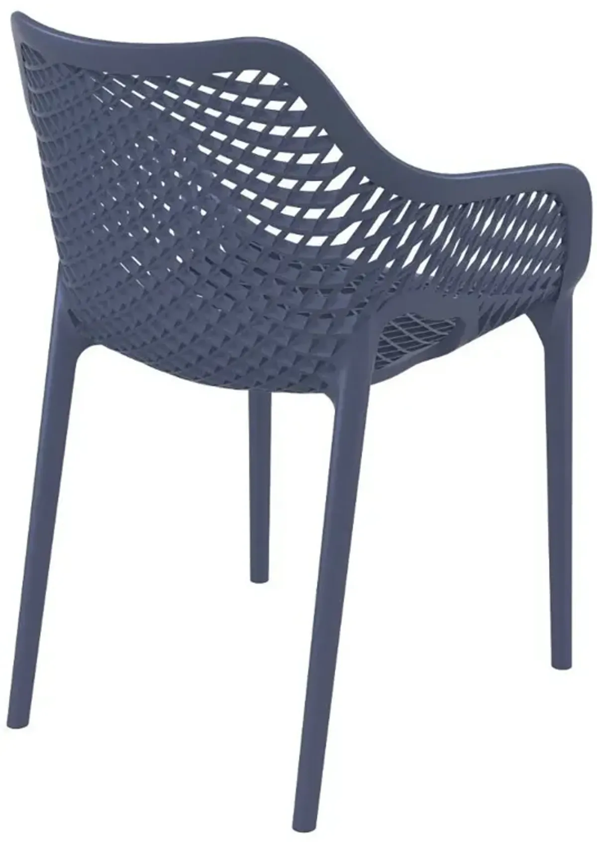 Compamia Air XL Outdoor Dining Arm Chair Dark Gray