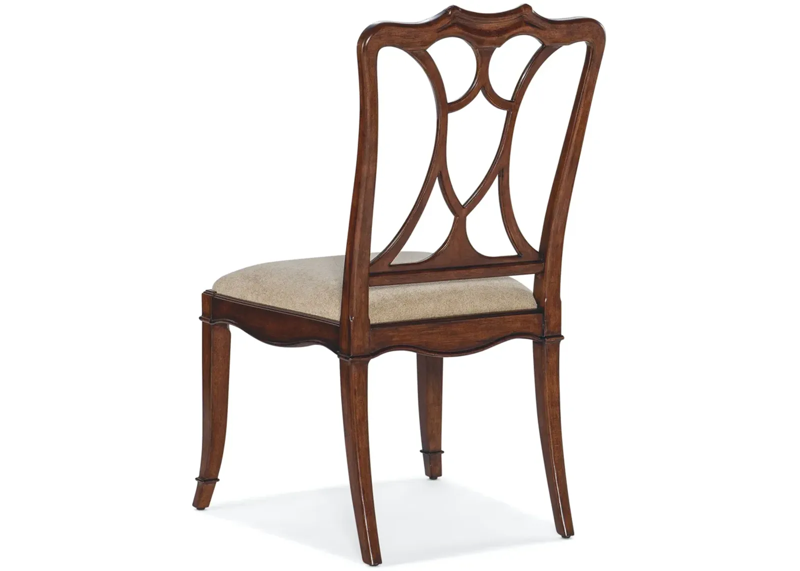 Hooker Furniture Charleston Upholstered Seat Brown Side Chair