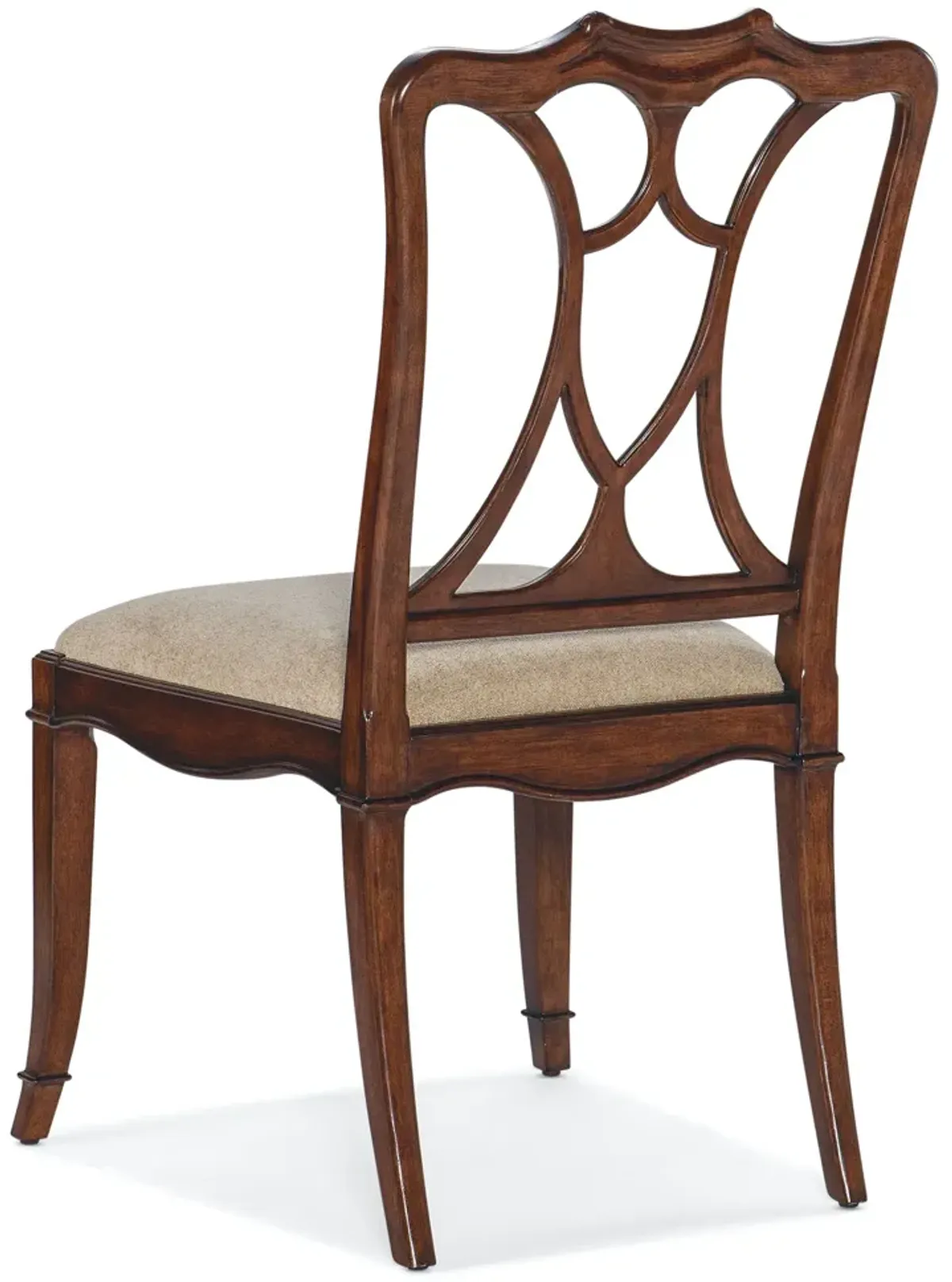 Hooker Furniture Charleston Upholstered Seat Brown Side Chair