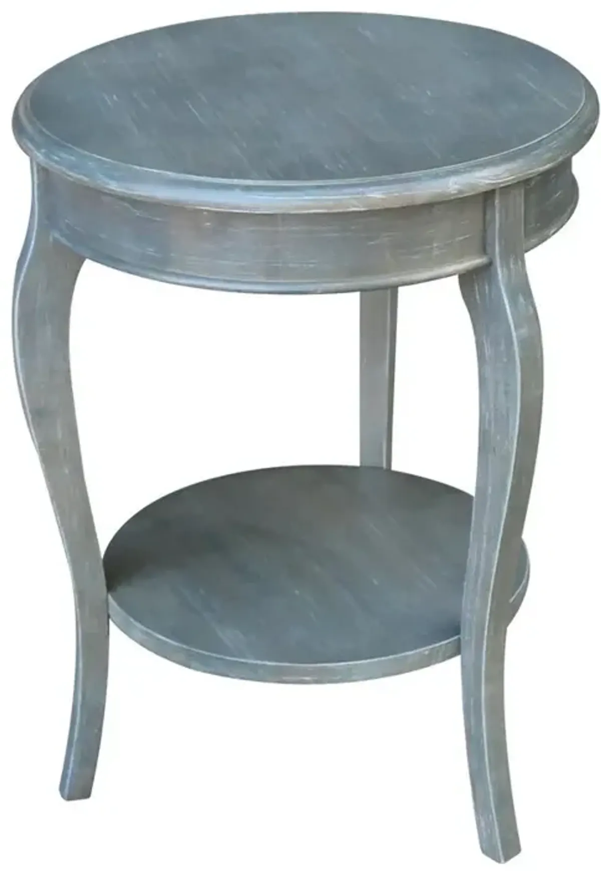 John Thomas Destinations S Cambria Accent Table in Heather Gray