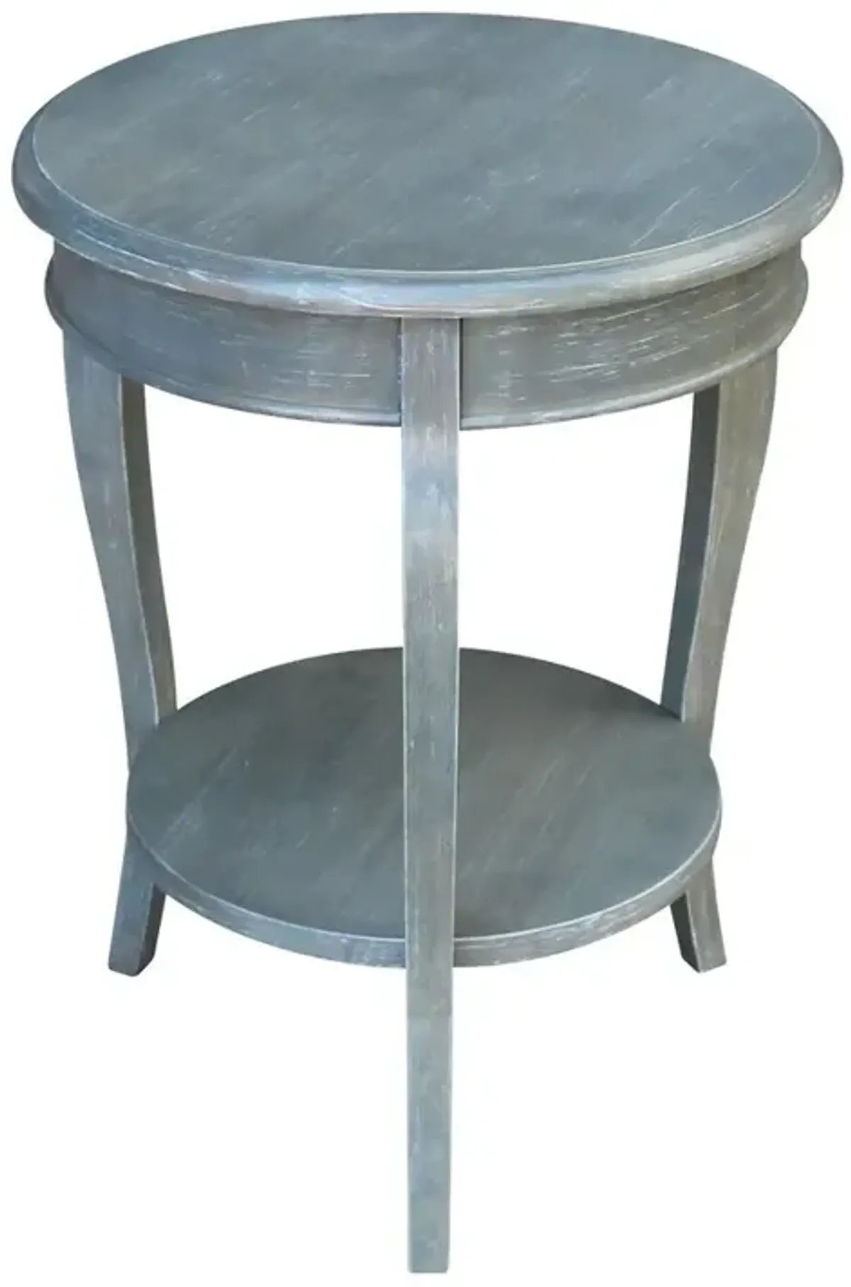 John Thomas Destinations S Cambria Accent Table in Heather Gray