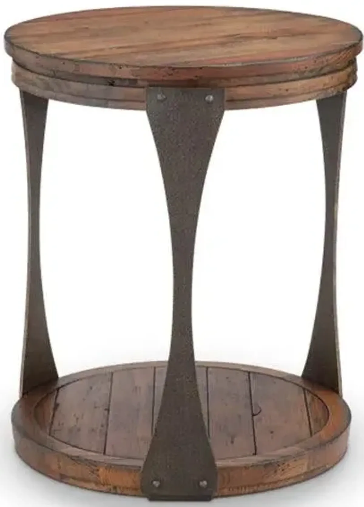 Magnussen Wood Round End Table Montgomery