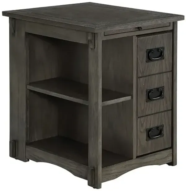 Powell Parnell Side Table Grey