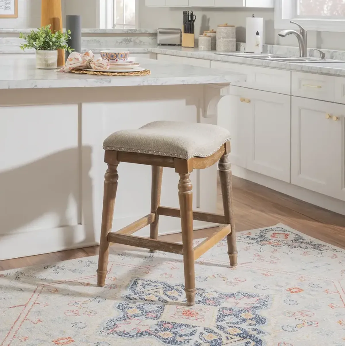 Powell Hayes Big & Tall Counter Stool Brown