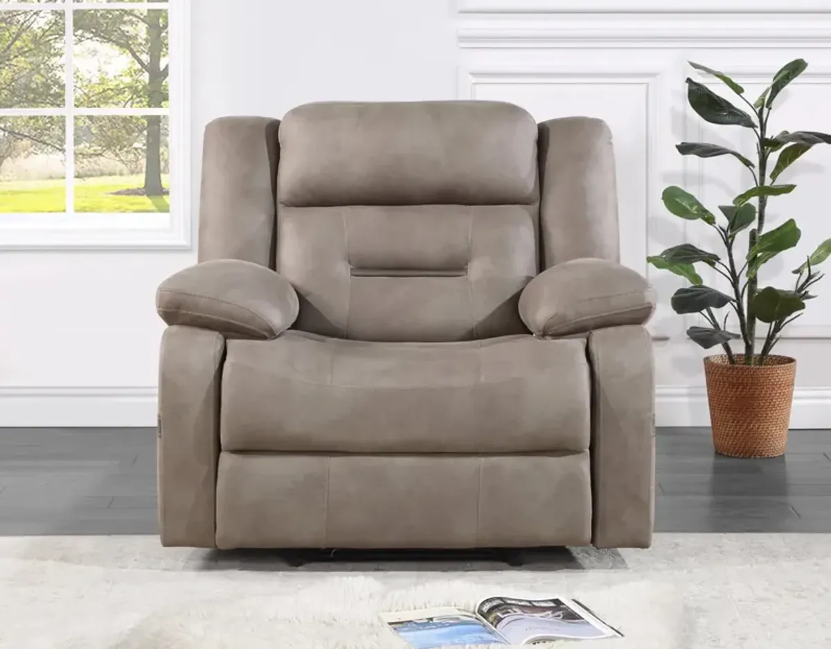 Steve Silver Abilene Manual Recliner Tan