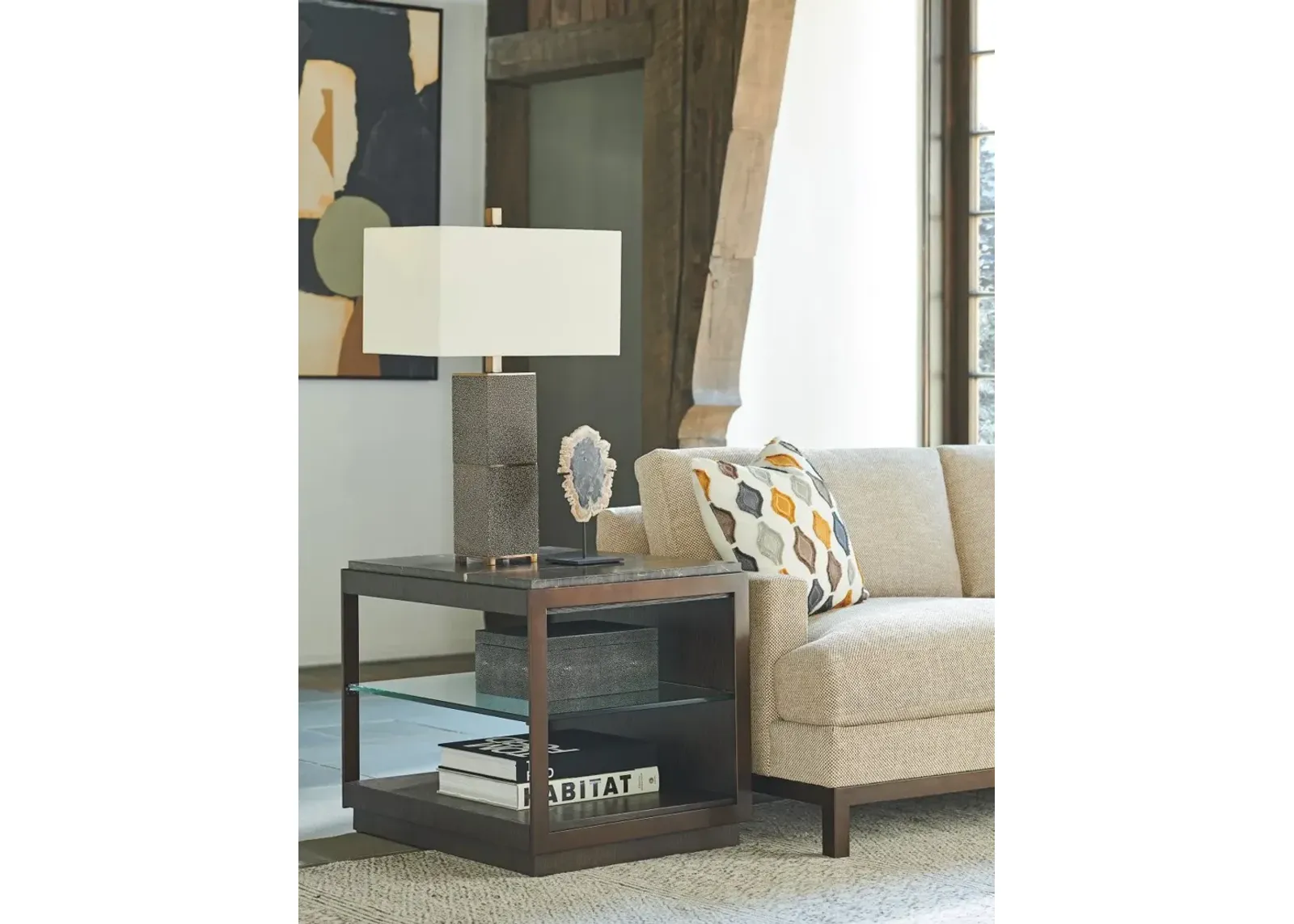 Barclay Butera by Lexington Park City Summit Rectangular End Table