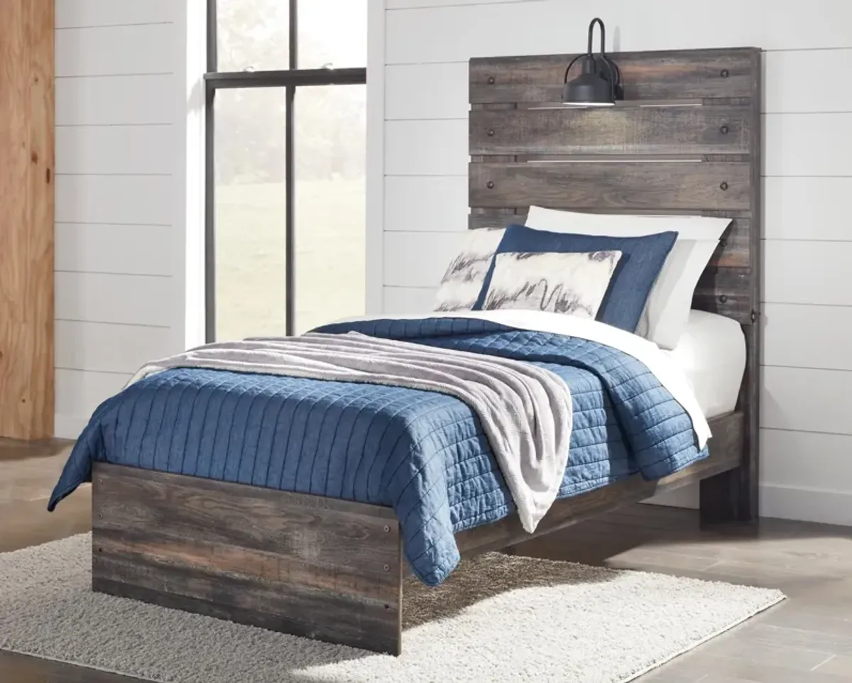 Ashley Drystan Brown Twin Panel Bed