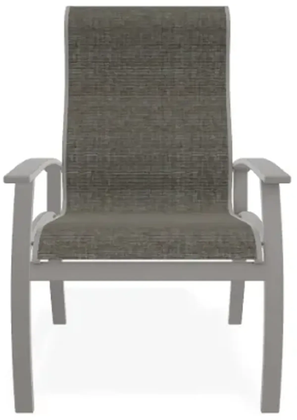 Telescope Casual Furniture Belle Isle High Back Padded Sling Outdoor Dining Chair