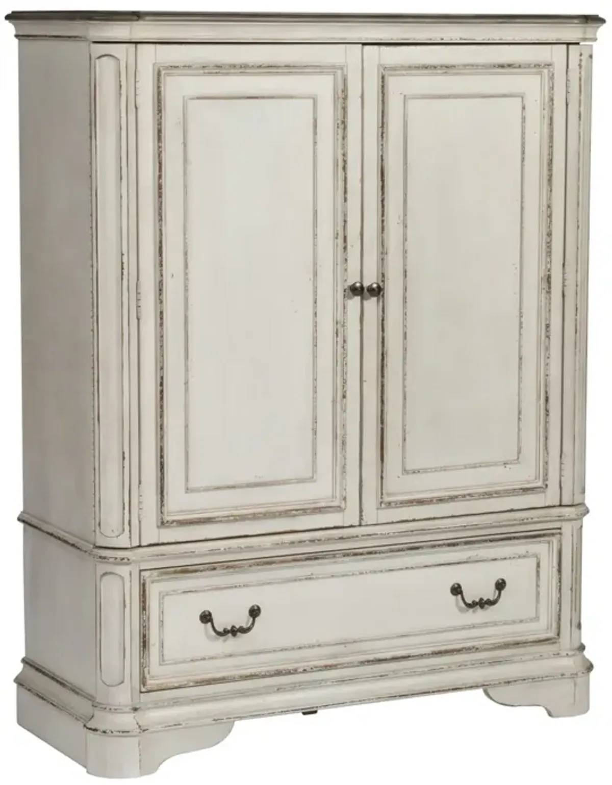 Liberty Furniture Magnolia Manor Antique White 1-Drawer with 2-Door Chest