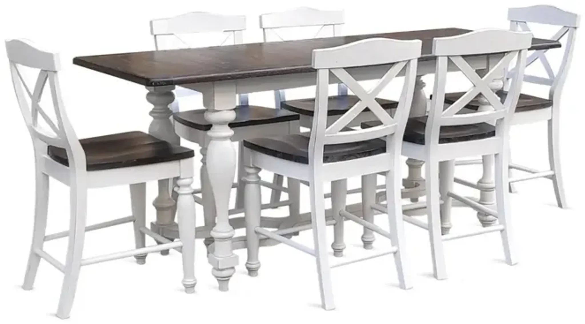 Carriage House European Cottage Counter Height Friendship Table Hudsons ...