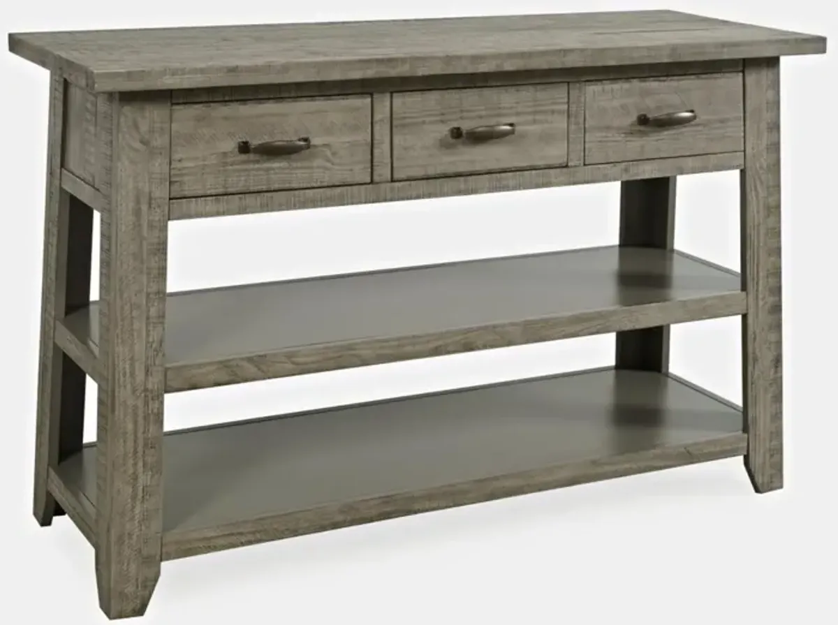 Jofran Telluride Sofa Table Driftwood