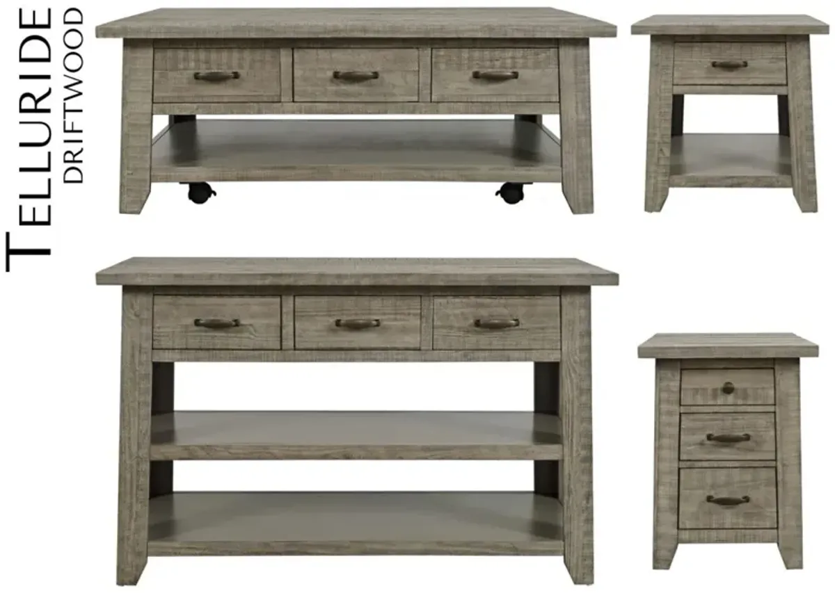 Jofran Telluride Sofa Table Driftwood