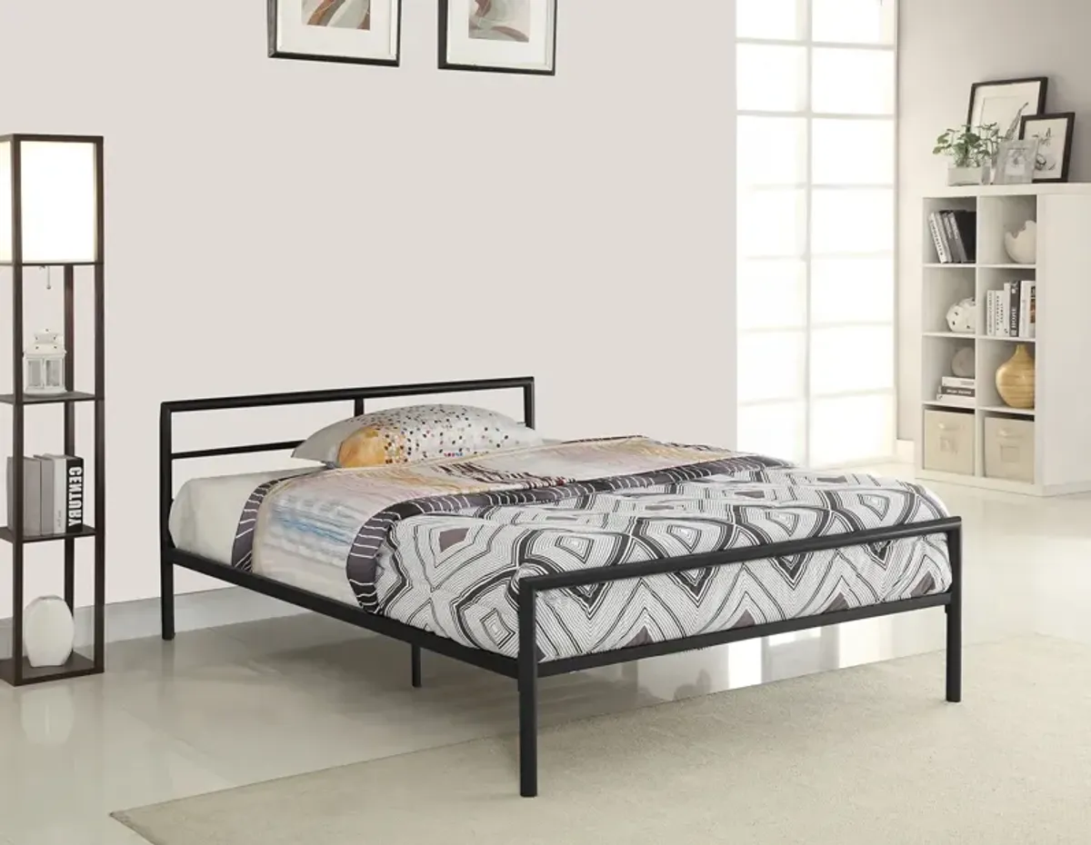 FISHER FULL BED GUNMETAL HONEY