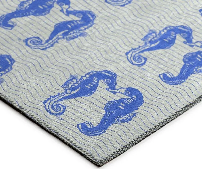 SEABREEZE NAVY 5'X8' AREA RUG