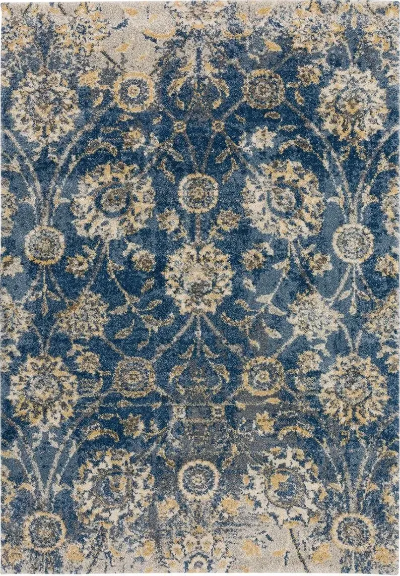 ORLEANS INDIGO 5'X8' AREA RUG