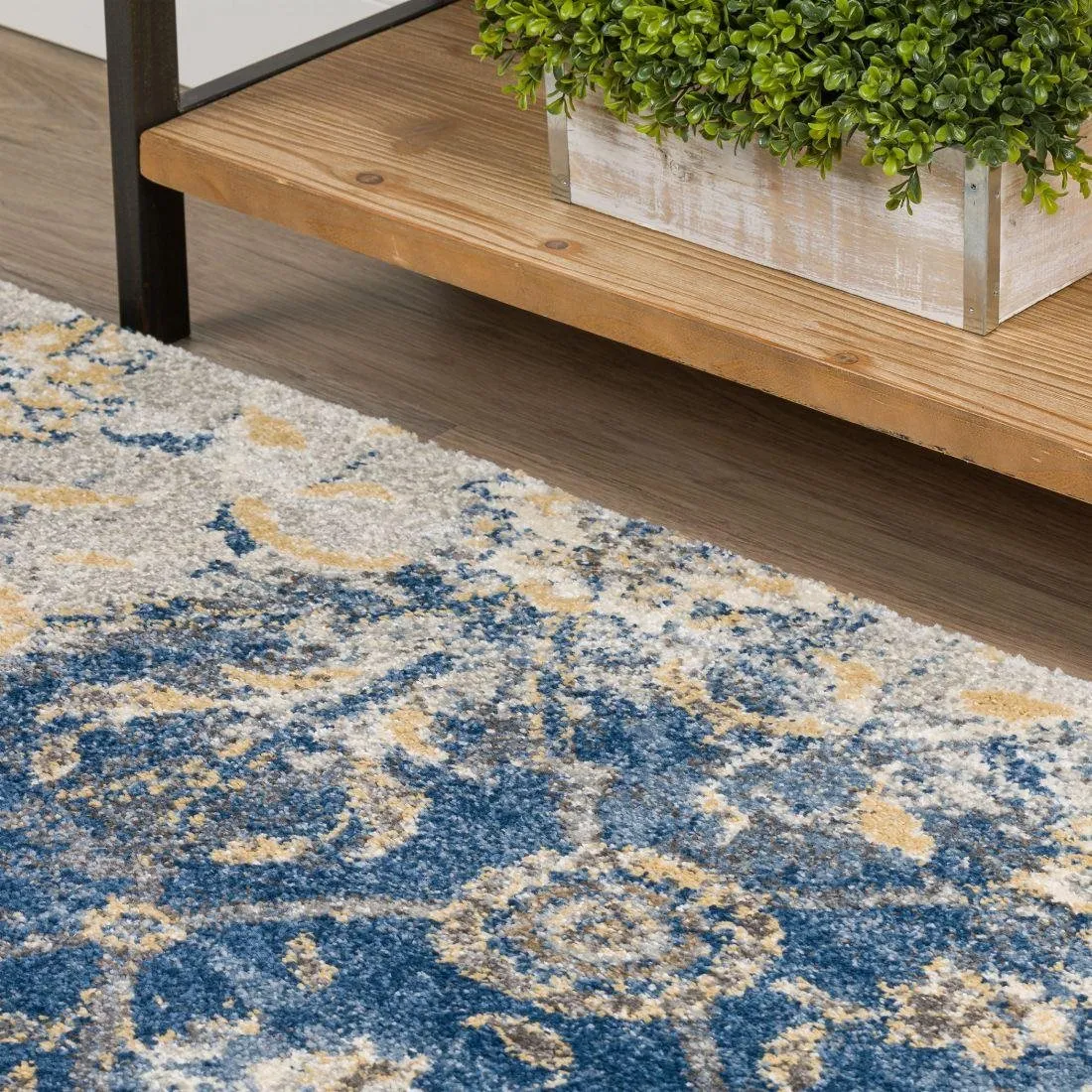 ORLEANS INDIGO 5'X8' AREA RUG