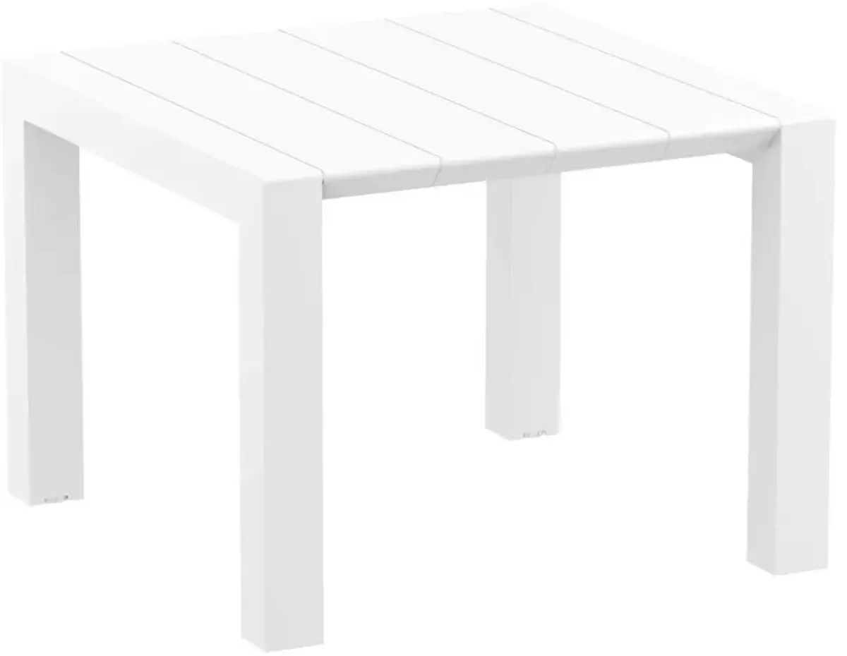 Compamia Daytona Extendable Outdoor Dining Set 5-Piece White