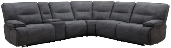 Parker House Gladiator Cobalt 6-Piece Power Sectional