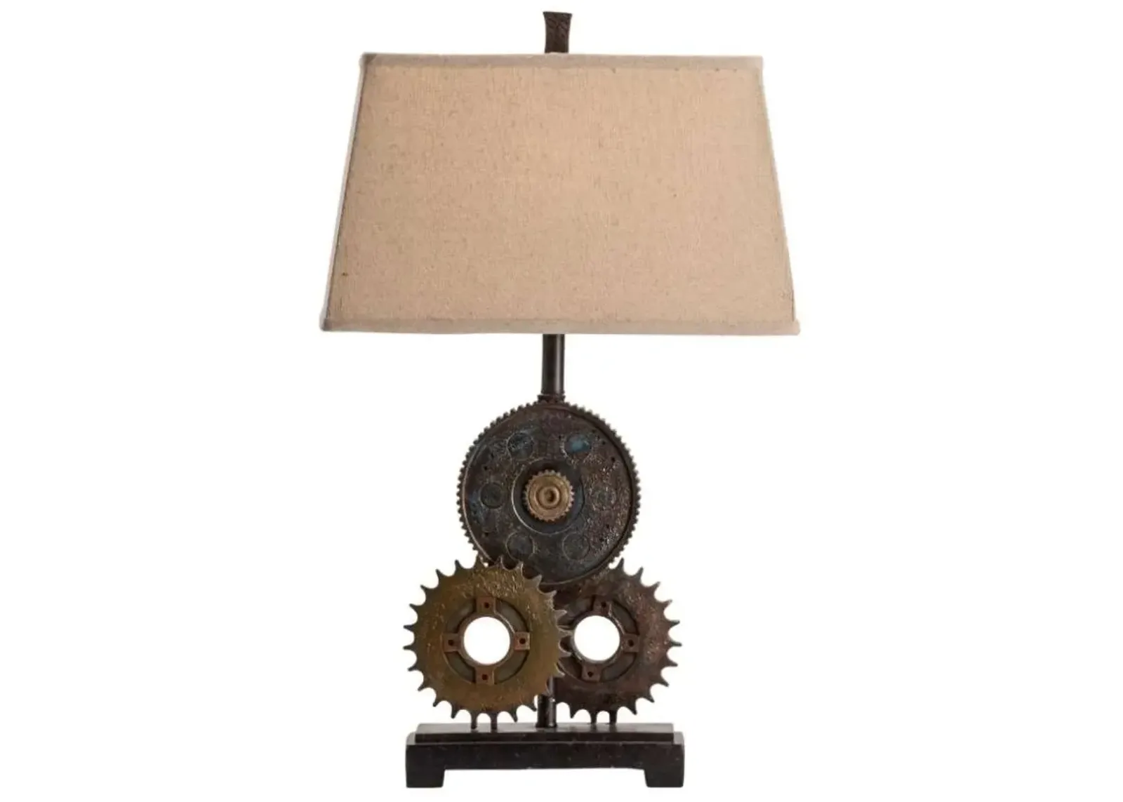 Crestview Gears Antique Metal Table Lamp