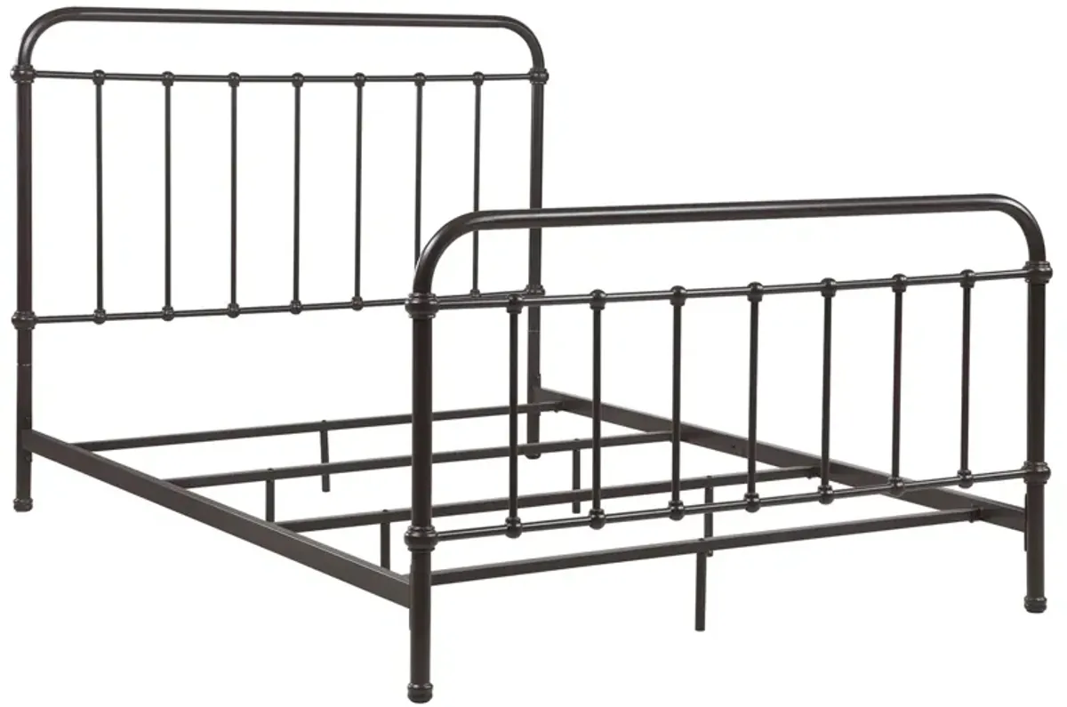 Coaster Livingston Metal California King Open Frame Bed Dark Bronze