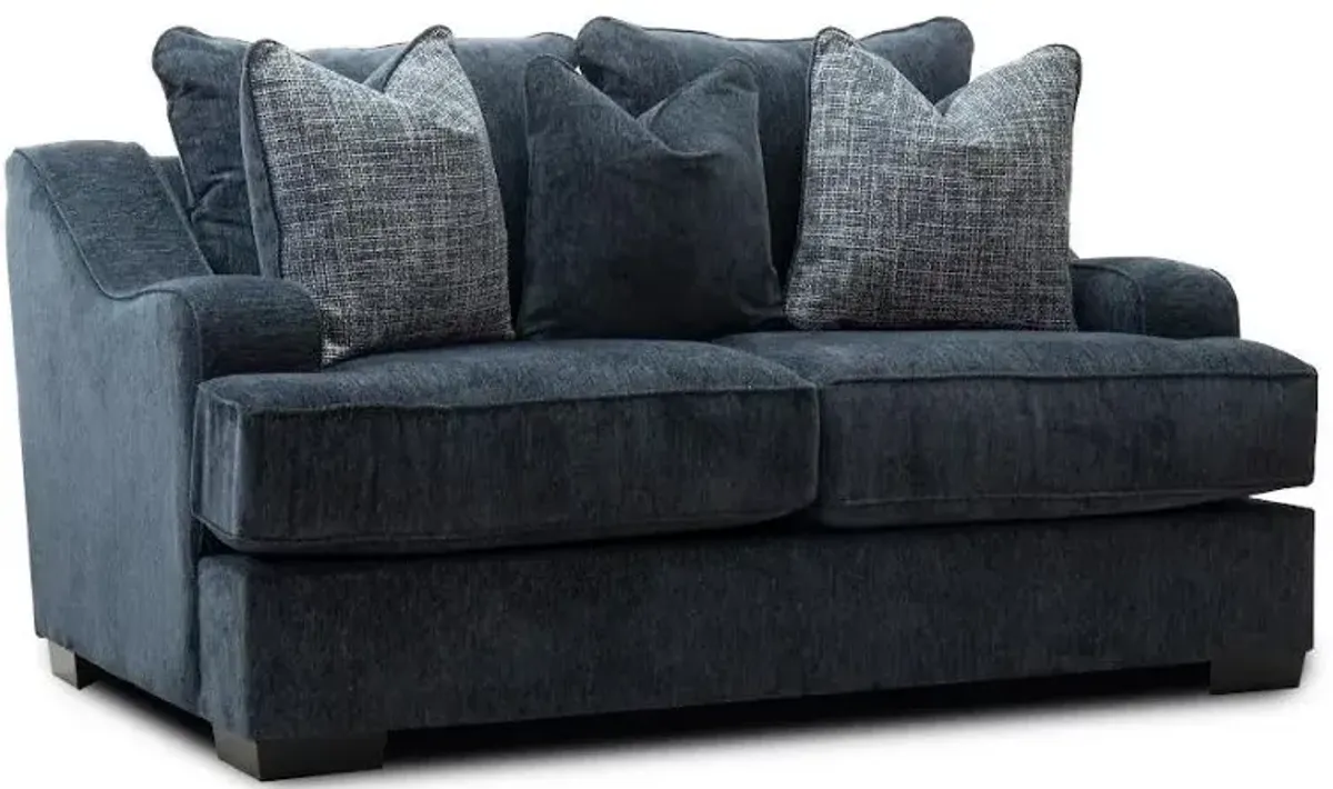 Michael Nicholas Designs Spartan Gel Solaz Denim Loveseat