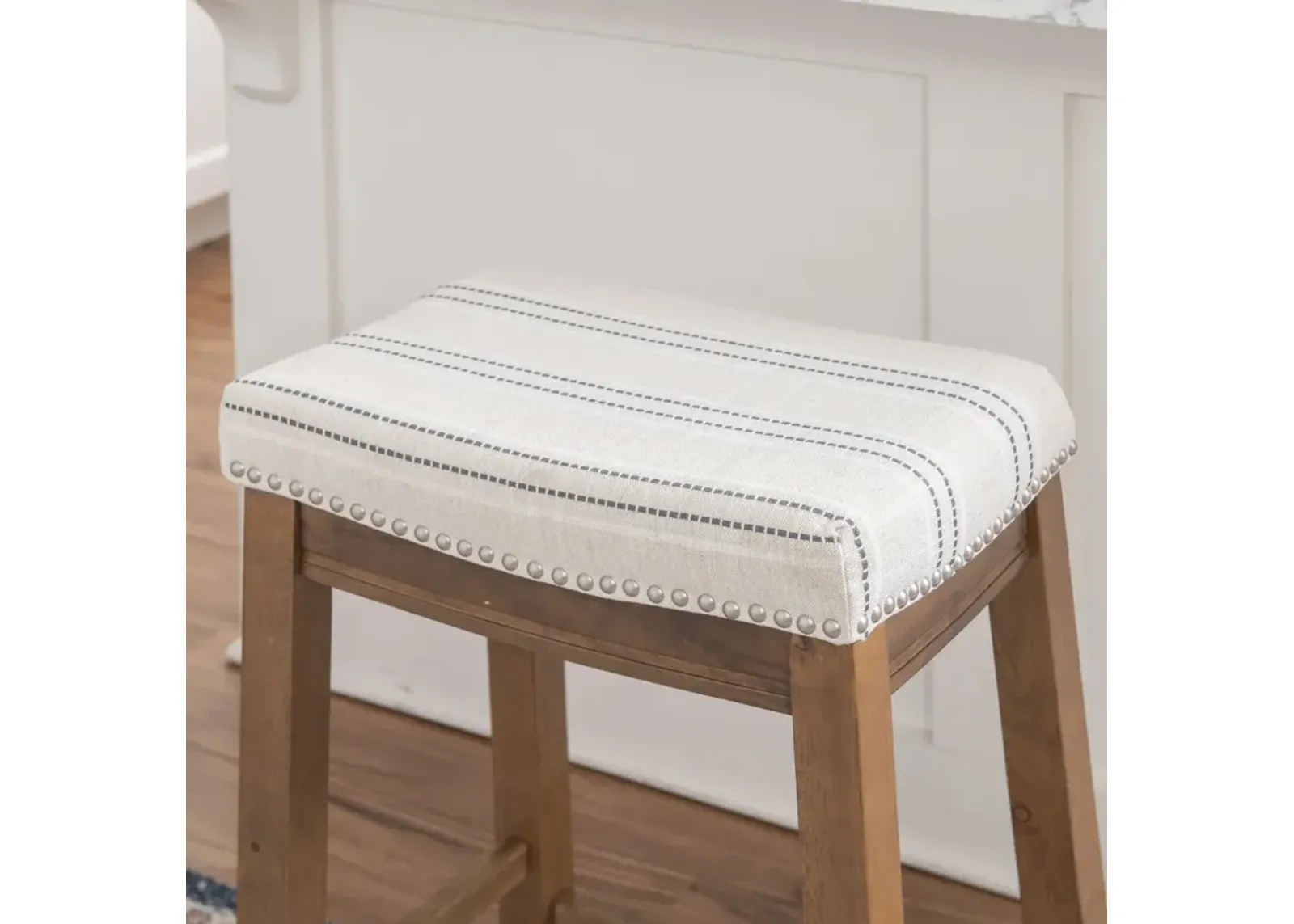 Linon Claridge Natural Counter Stool