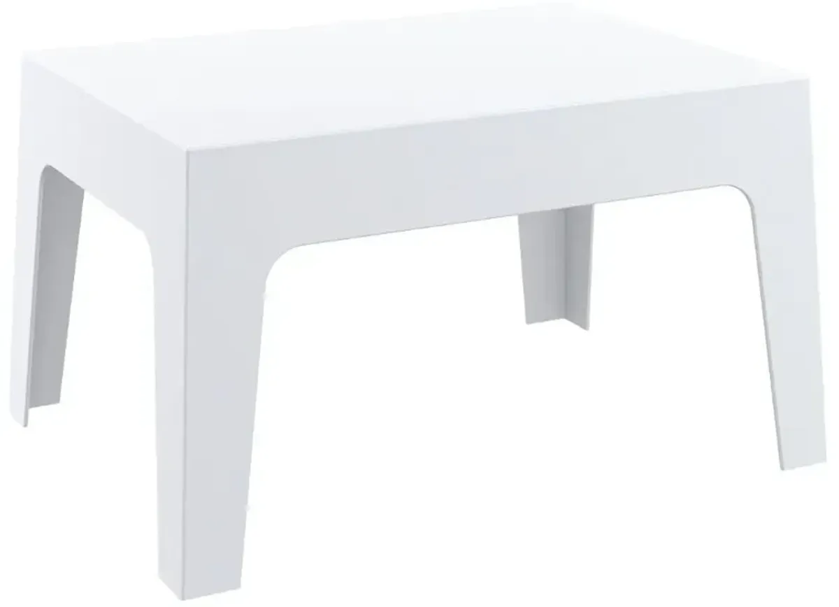 BOX RESIN OUTDOOR CENTER TABLE WHITE