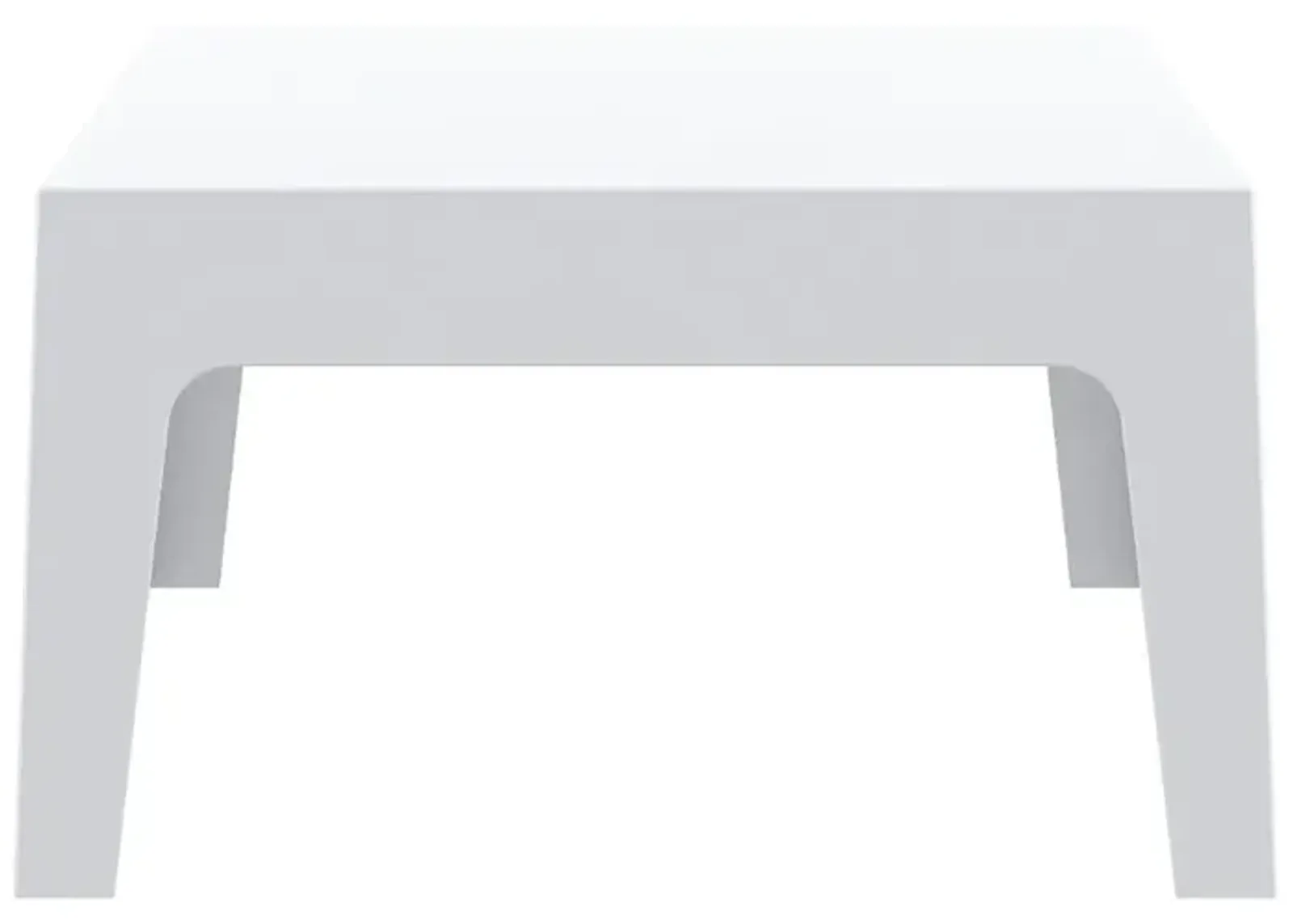 Compamia Box Resin Outdoor Coffee Table White