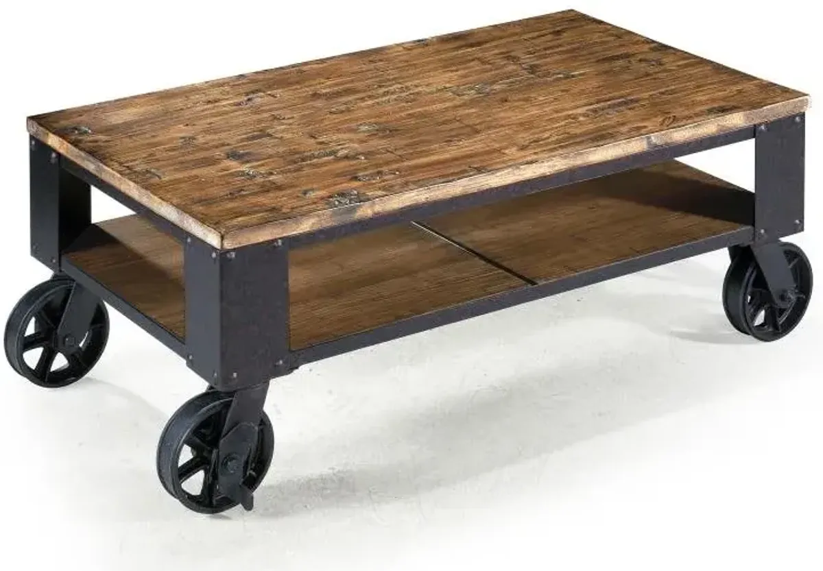 Magnussen Wood Rectangular Cocktail Table Pinebrook