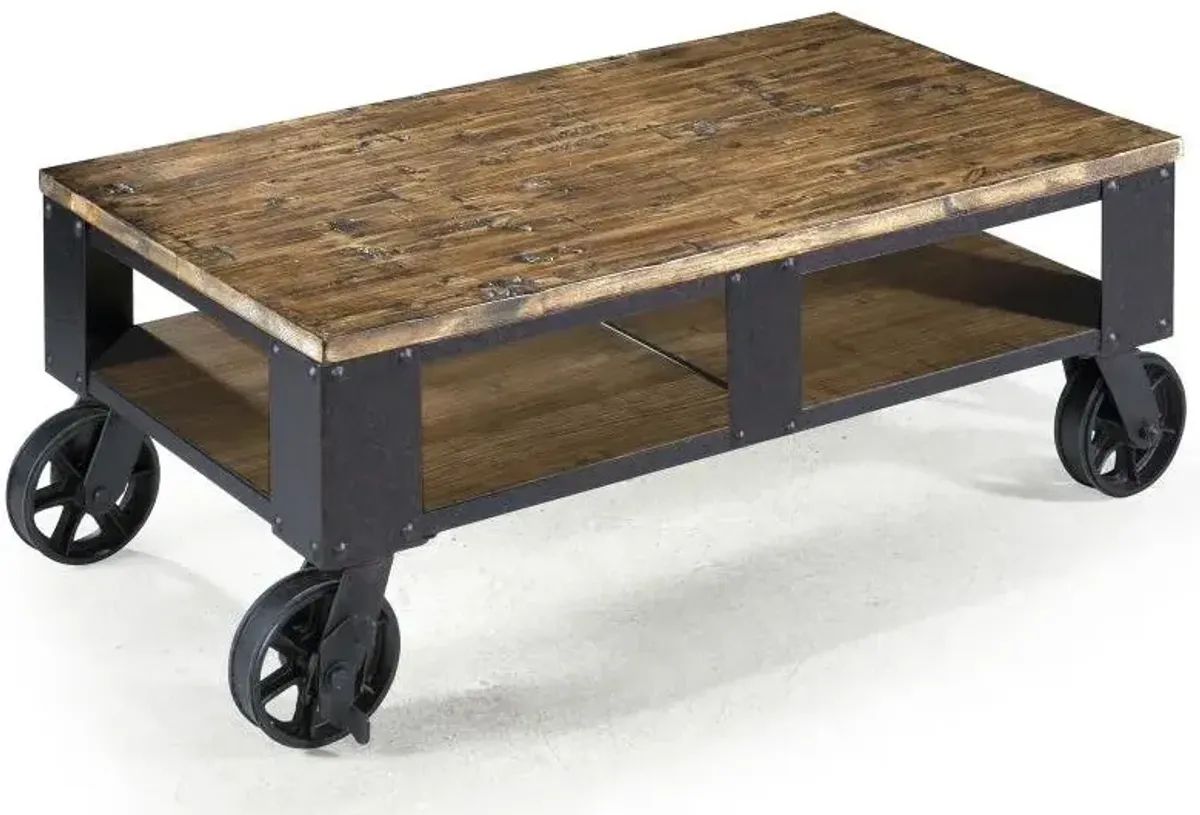 Magnussen Wood Rectangular Cocktail Table Pinebrook