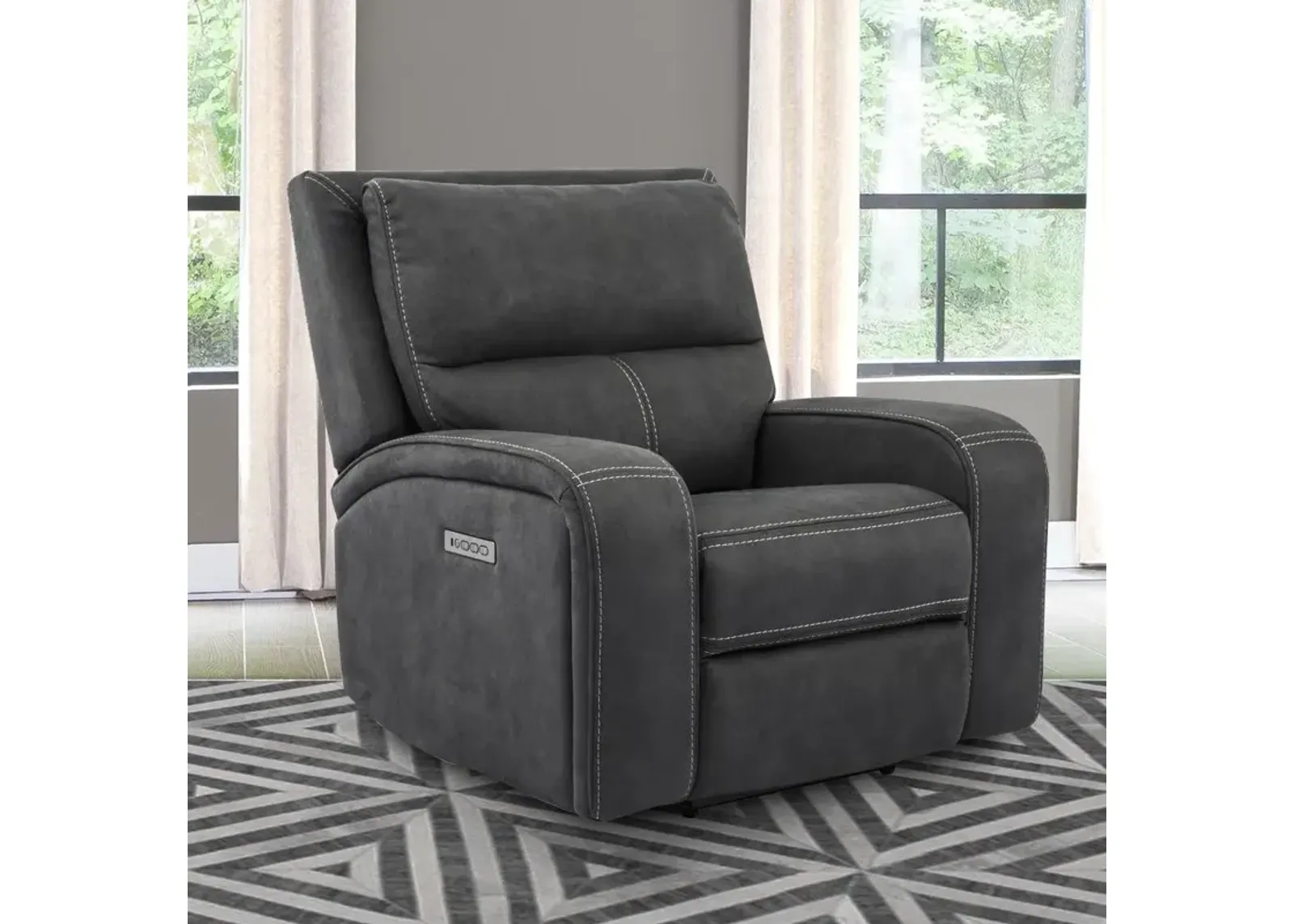 Parker House Polaris Collection Recliner in Slate