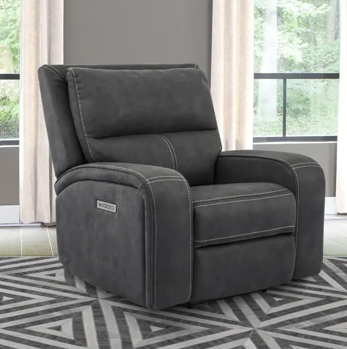 Parker House Polaris Collection Recliner in Slate