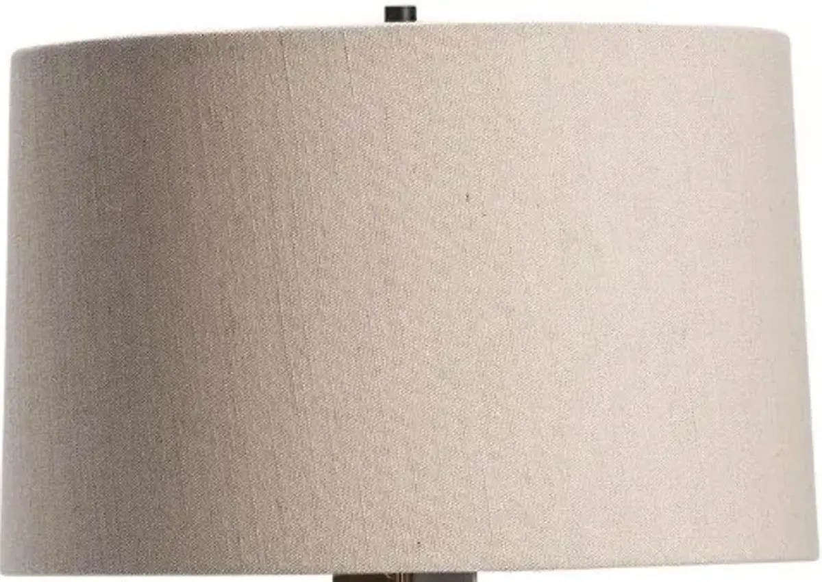 WINDERMERE BLACK/WHITE TABLE LAMP