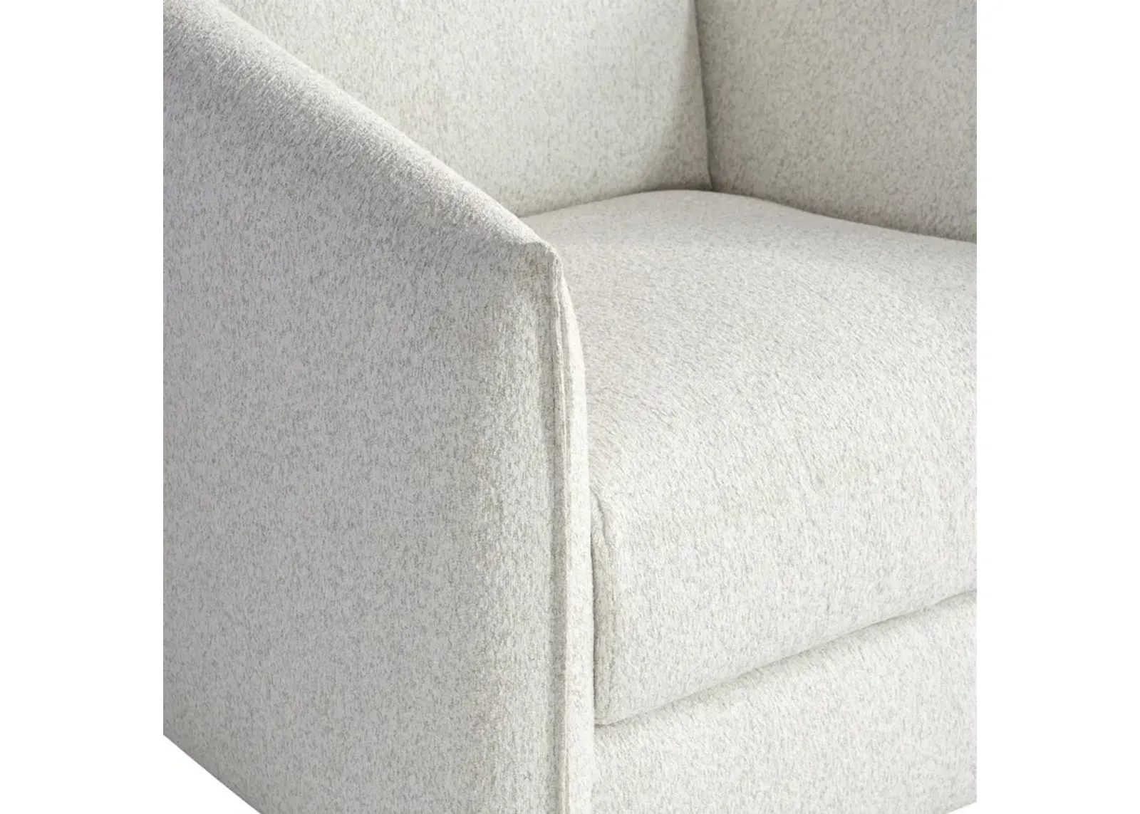 Bernhardt Demi Fabric Swivel Chair Without Pillows