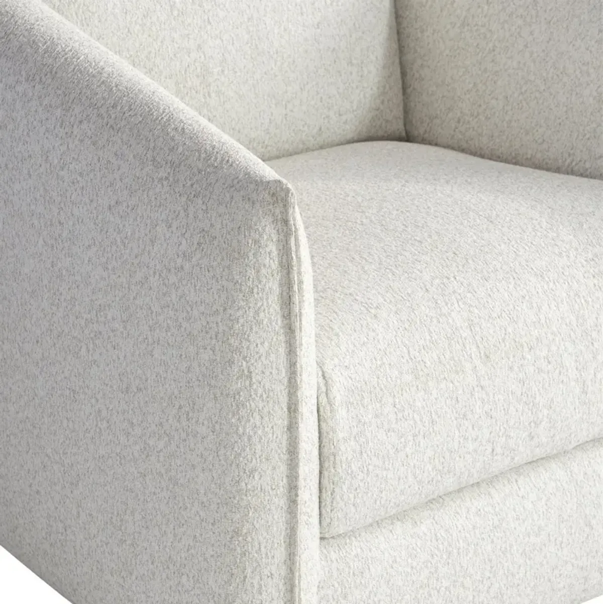 Bernhardt Demi Fabric Swivel Chair Without Pillows